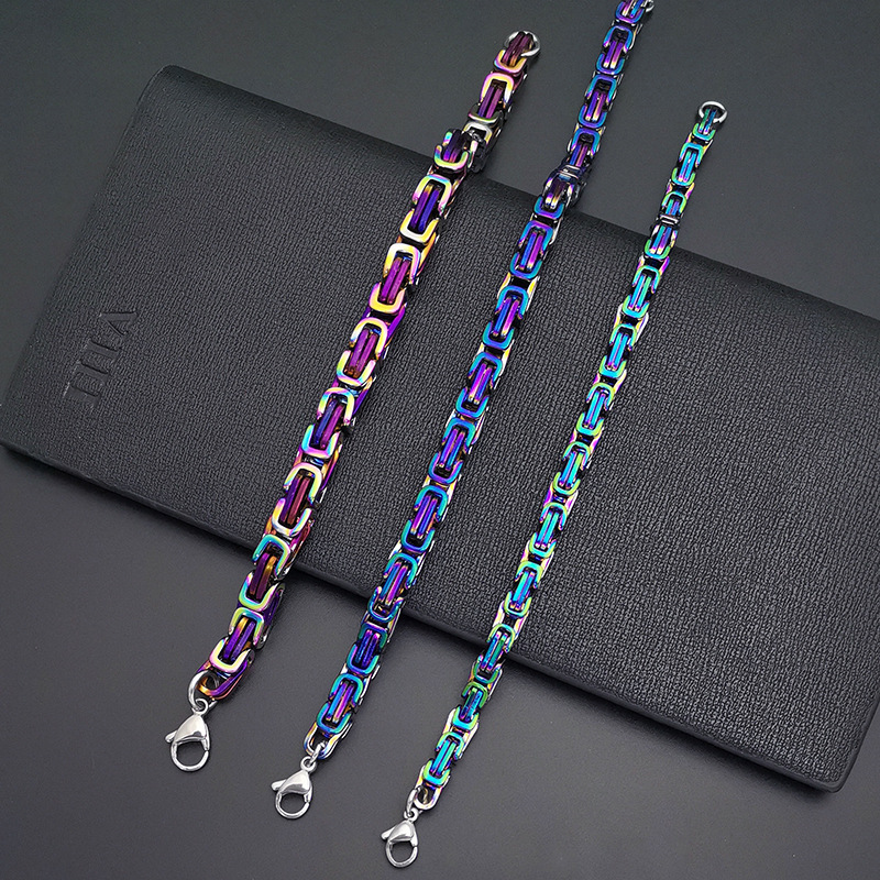 Ceramic Link Bracelet - New Fashion Colorful Byzantine Emperor Chain