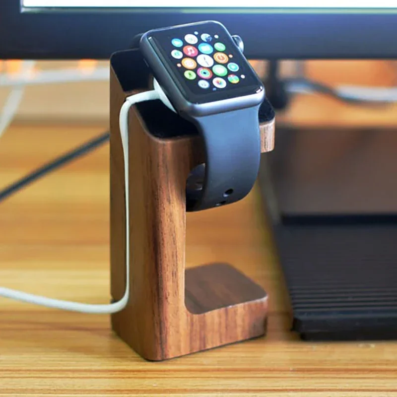 Wooden Apple Watch Charger Sta - Smartwatch Watch Accessories recension och pris