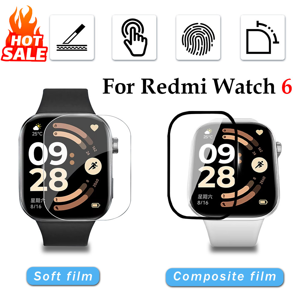 1-5Pcs Soft Film for Xiaomi Re - Smartwatch Watch Accessories recension och pris