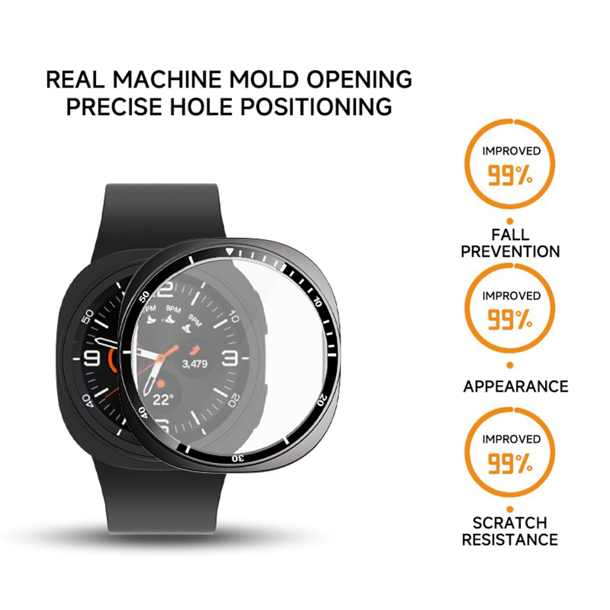 Tempered Glass+PC Cover for Sa - Samsung Smartwatch Accessories recension och pris