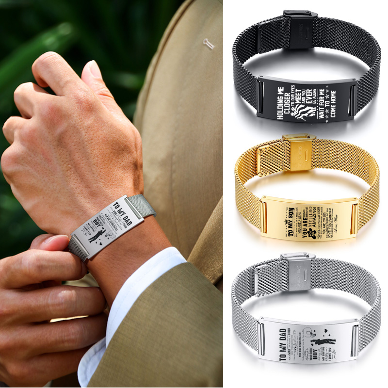 Men Bracelet Timeless Nature O - Stainless Mesh Band recension och pris