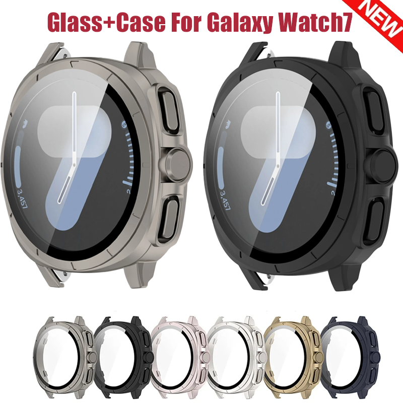 Glass+Case For Samsung Galaxy  - Samsung Smartwatch Accessories recension och pris