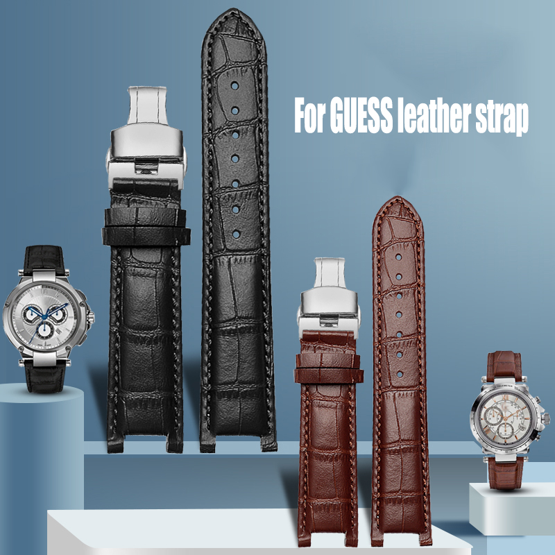 Notched Watchband Crocodile Gr - Smartwatch Guess recension och pris