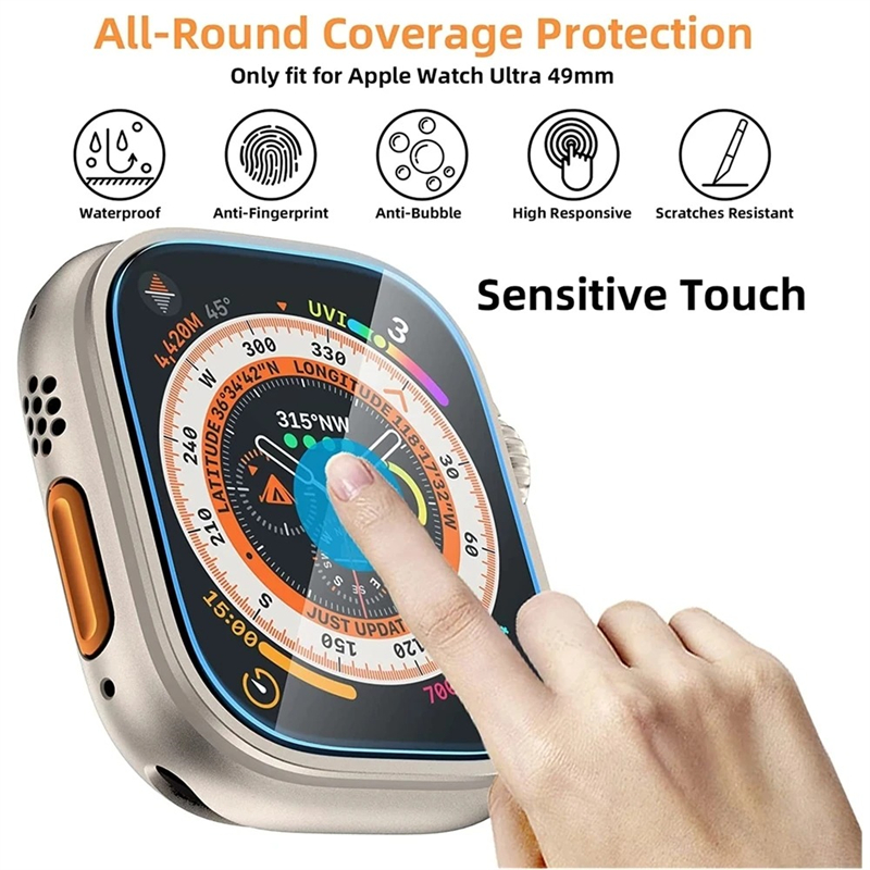 Tempered Glass for Apple Watch - Watch Face Protector recension och pris