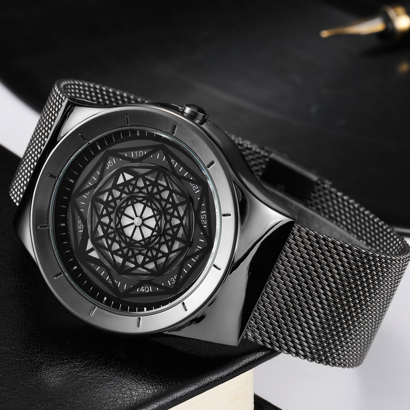 Geek Watches Men Minimalist Tu - Stainless Mesh Band recension och pris